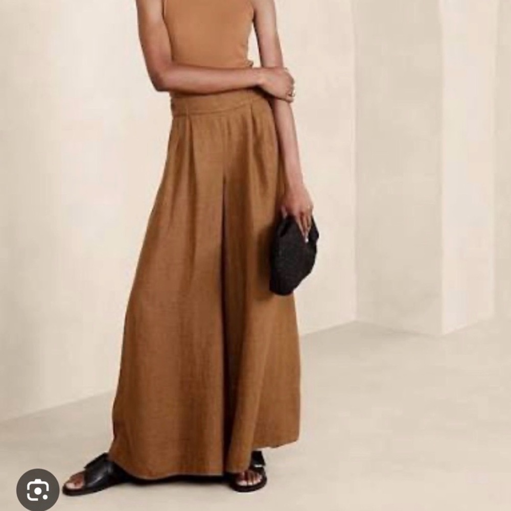 Banana Republic Linen Palazzo Pants